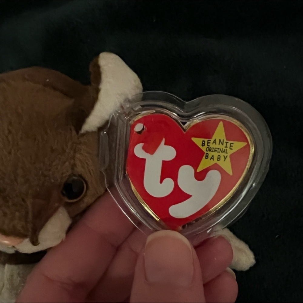 π«SOLDπ« Vintage Ty Beanie Babies Retired 1997 Pounce & Prance Cats - Picture 6 of 6